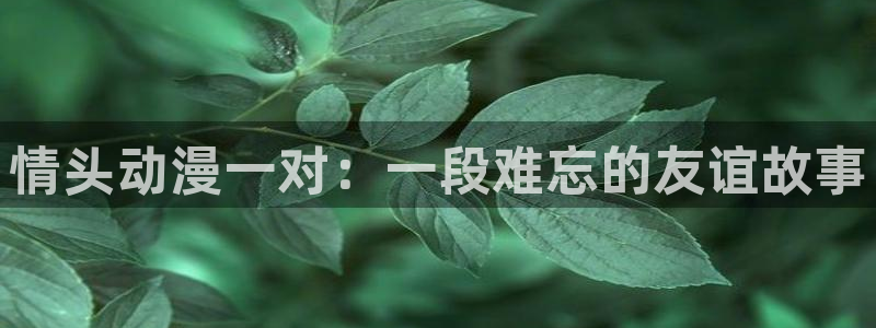 omofun苹果版：情头动漫一对：一段难忘的友谊故事